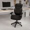 Emma and Oliver High Back Leather Multifunction Executive Swivel Ergonomic Office Chair with Lumbar Support Knob with Arms